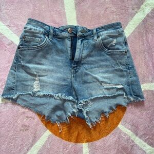 Mavi Distressed Denim Jean Shorts